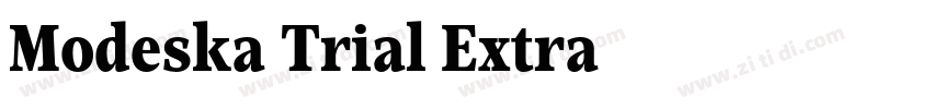 Modeska Trial Extra字体转换